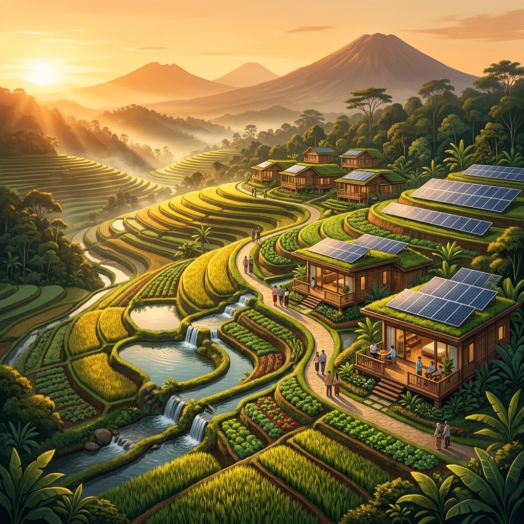 Ilustrasi Kawasan MERDESA Paradise
